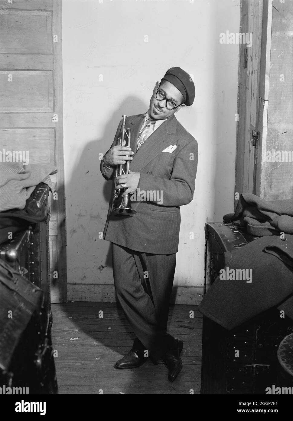 Dizzy Gillespie, Famous Door, New York, NY, ca juin 1946. Banque D'Images