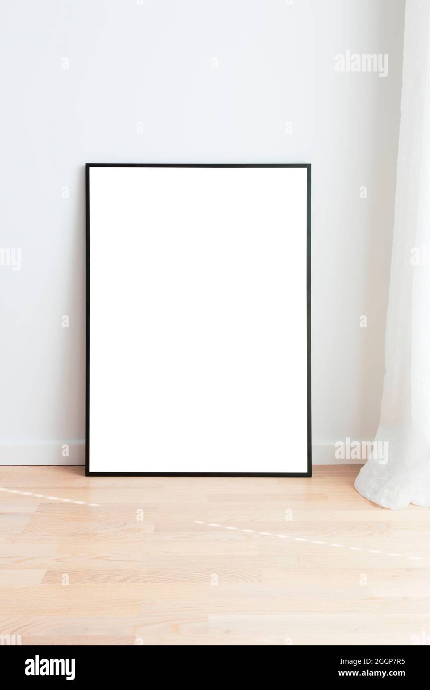 Chambre moderne avec faux cadre. Banque D'Images