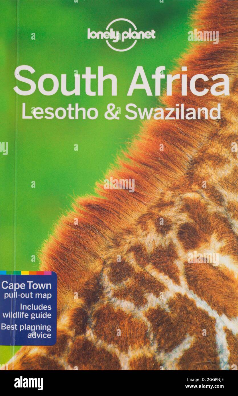 Le livre Lonely Planet, Afrique du Sud Lesotho et Swaziland Banque D'Images