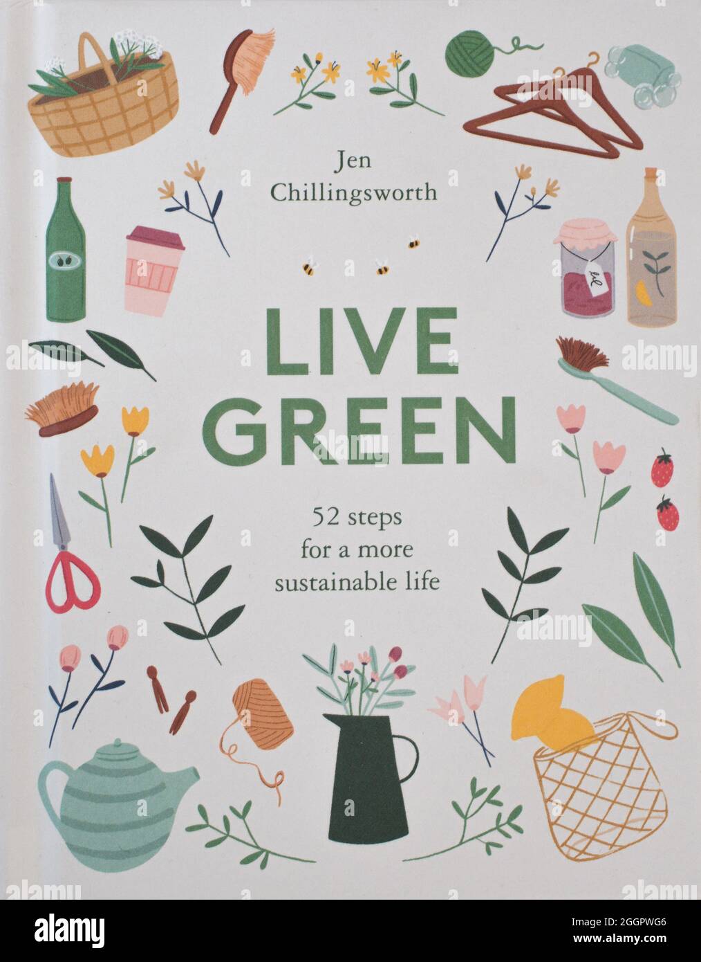 Le livre, Live Green par Jen Chilingsworth Banque D'Images