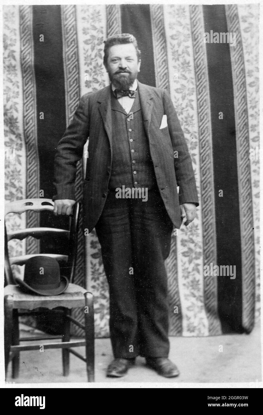 Vieux portrait 1930 environ en Italie Banque D'Images