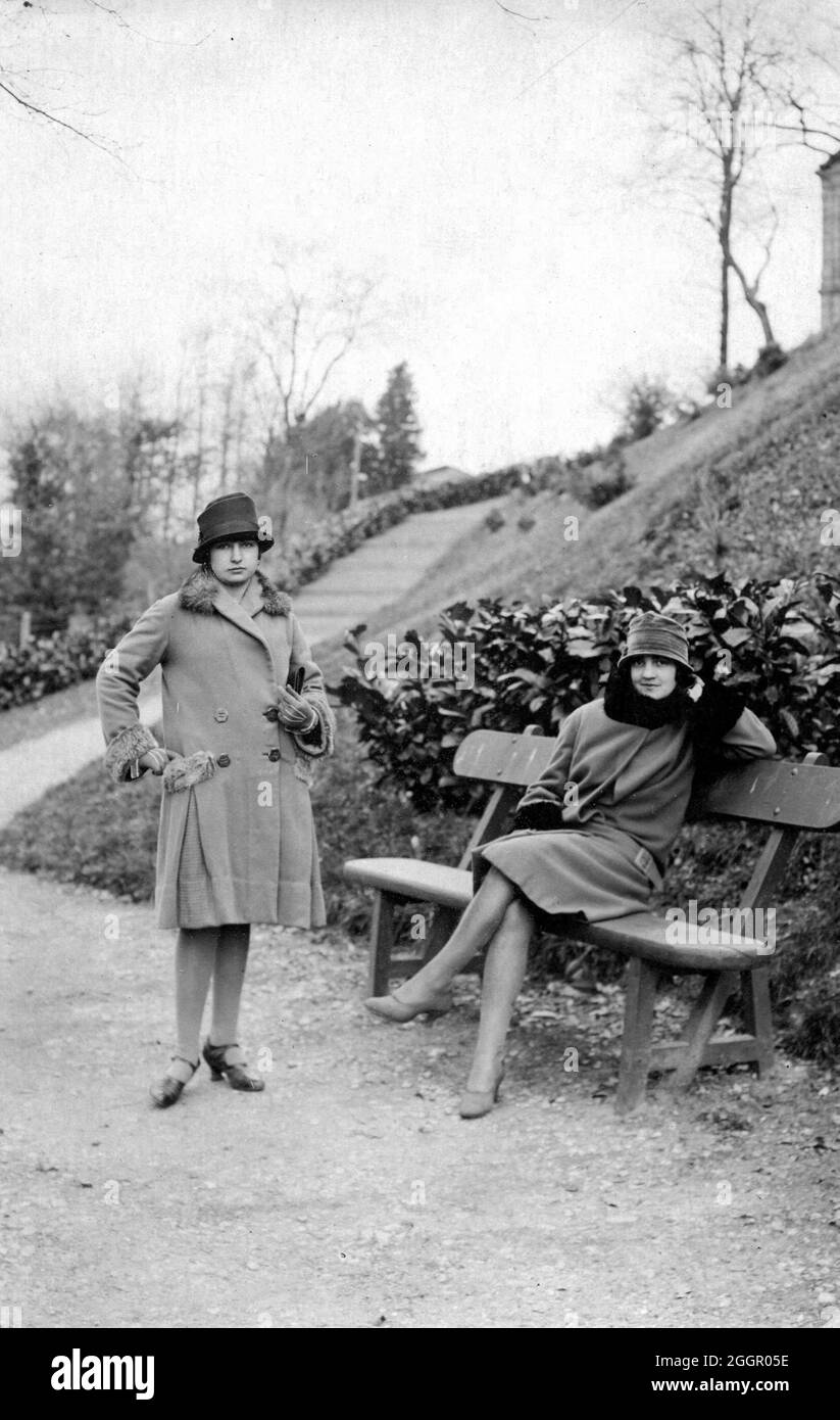 Ancienne photo 1930 en Italie Banque D'Images