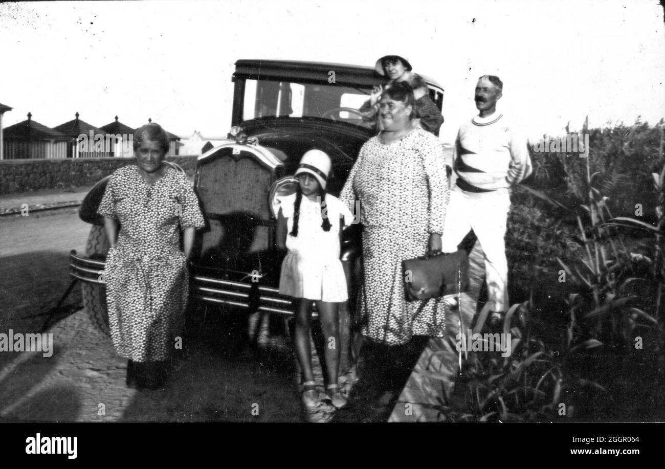 Ancienne photo 1930 en Italie Banque D'Images