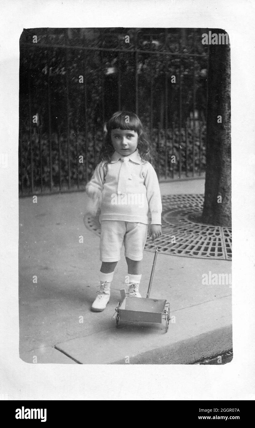 Vieux portrait 1930 environ en Italie Banque D'Images