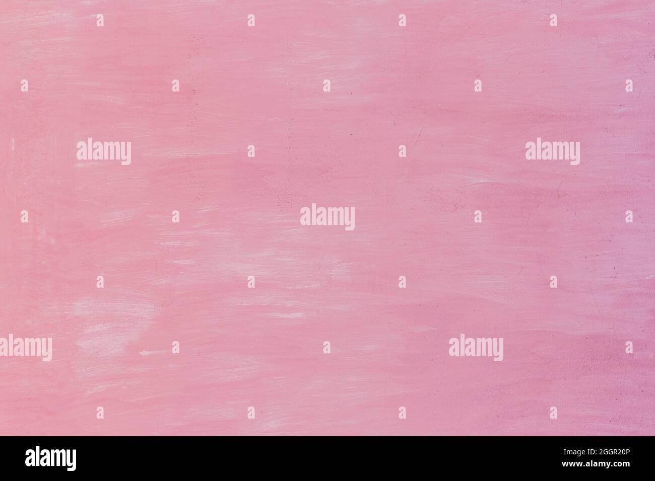 Motif de peinture rose de couleur abstraite sur fond métallique de surface sale. Banque D'Images