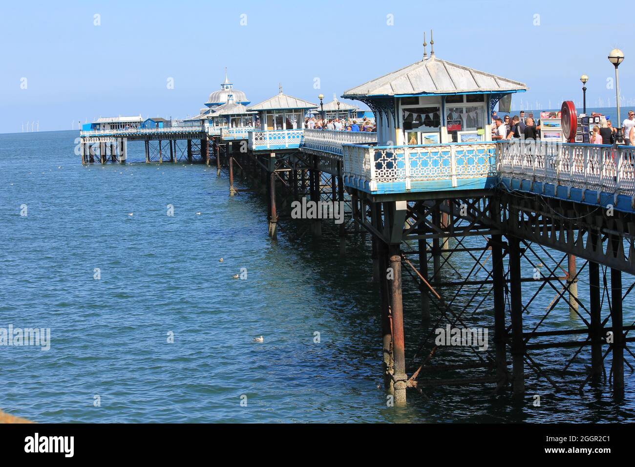 Dans le Nord du Pays de Galles Llandudno Banque D'Images