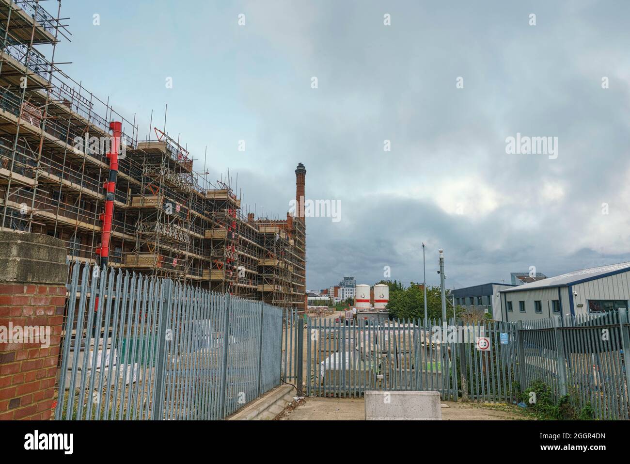 L'ancienne usine de Horlicks, Slough, Berkshire, est en cours de réaménagement par Berkeley Homes, et maintenant appelée le quartier de Horlicks. Banque D'Images