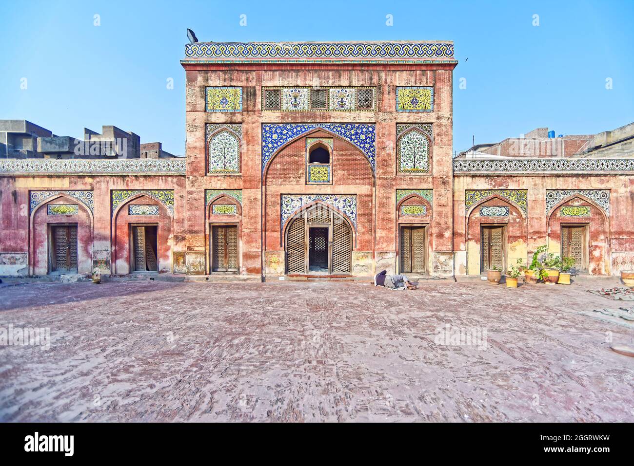 Mosquée de Wazir Khan, Lahore, Pakistan Banque D'Images