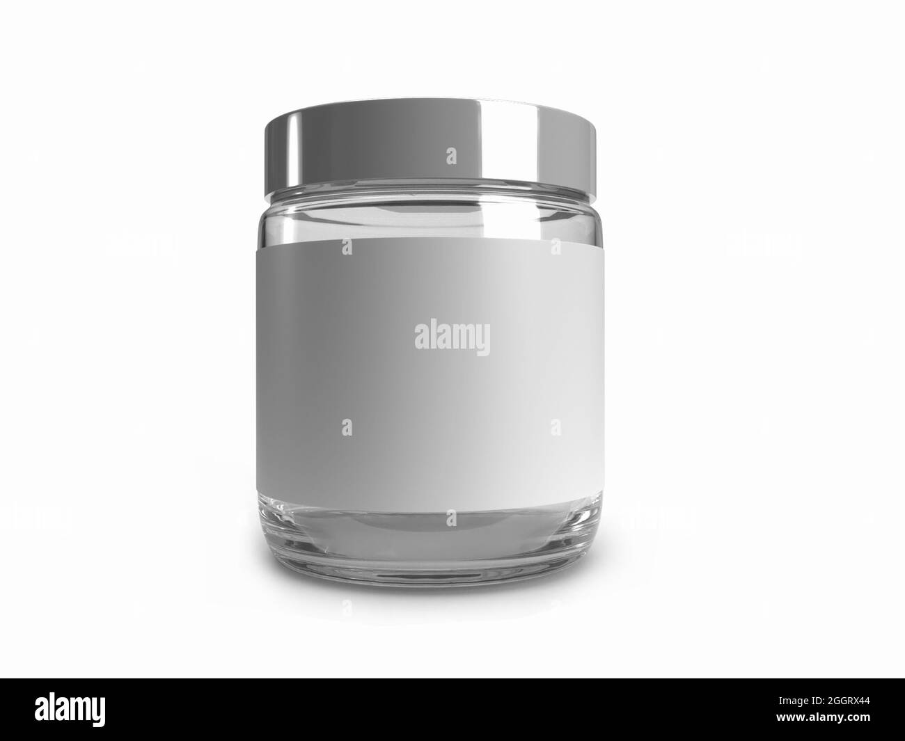 Boîte de torsion emballage 3D Illustration maquette scène sur arrière-plan isolé Banque D'Images