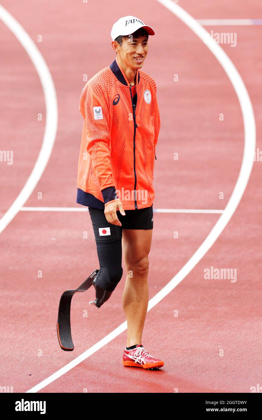 Tokyo, Japon. 3 septembre 2021. Toru Suzuki (JPN), 3 septembre 2021 - Athlétisme : finale du saut en hauteur pour hommes T64 lors des Jeux paralympiques de Tokyo 2020 au Stade National de Tokyo, Japon. Crédit: Naoki Nishimura/AFLO SPORT/Alay Live News Banque D'Images