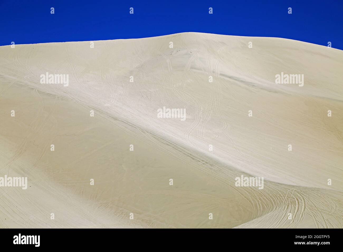 La dune - zone de loisirs de Sand Mountain, Nevada Banque D'Images