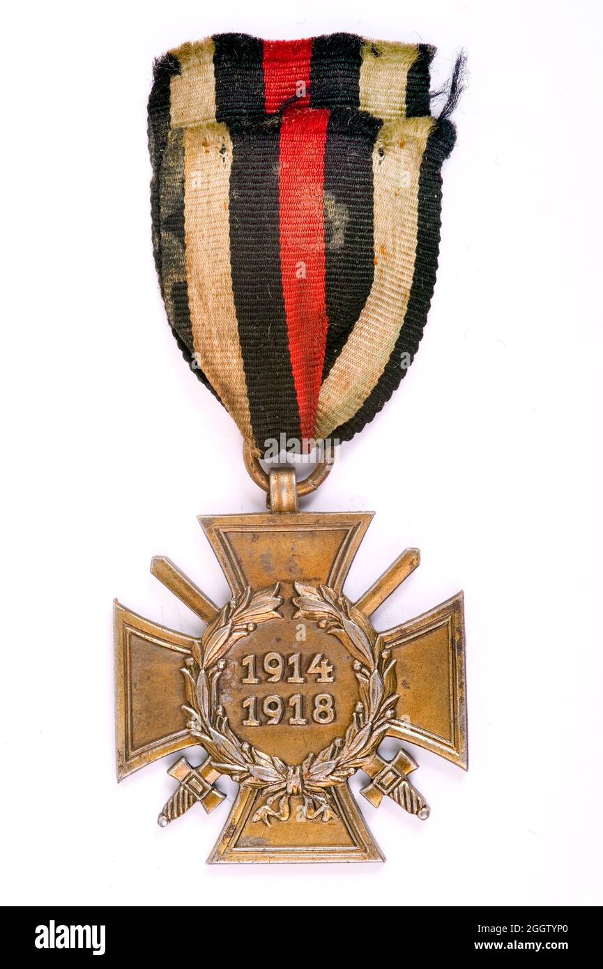 Croix de mérite de guerre pour soldat dans la première Guerre mondiale Banque D'Images