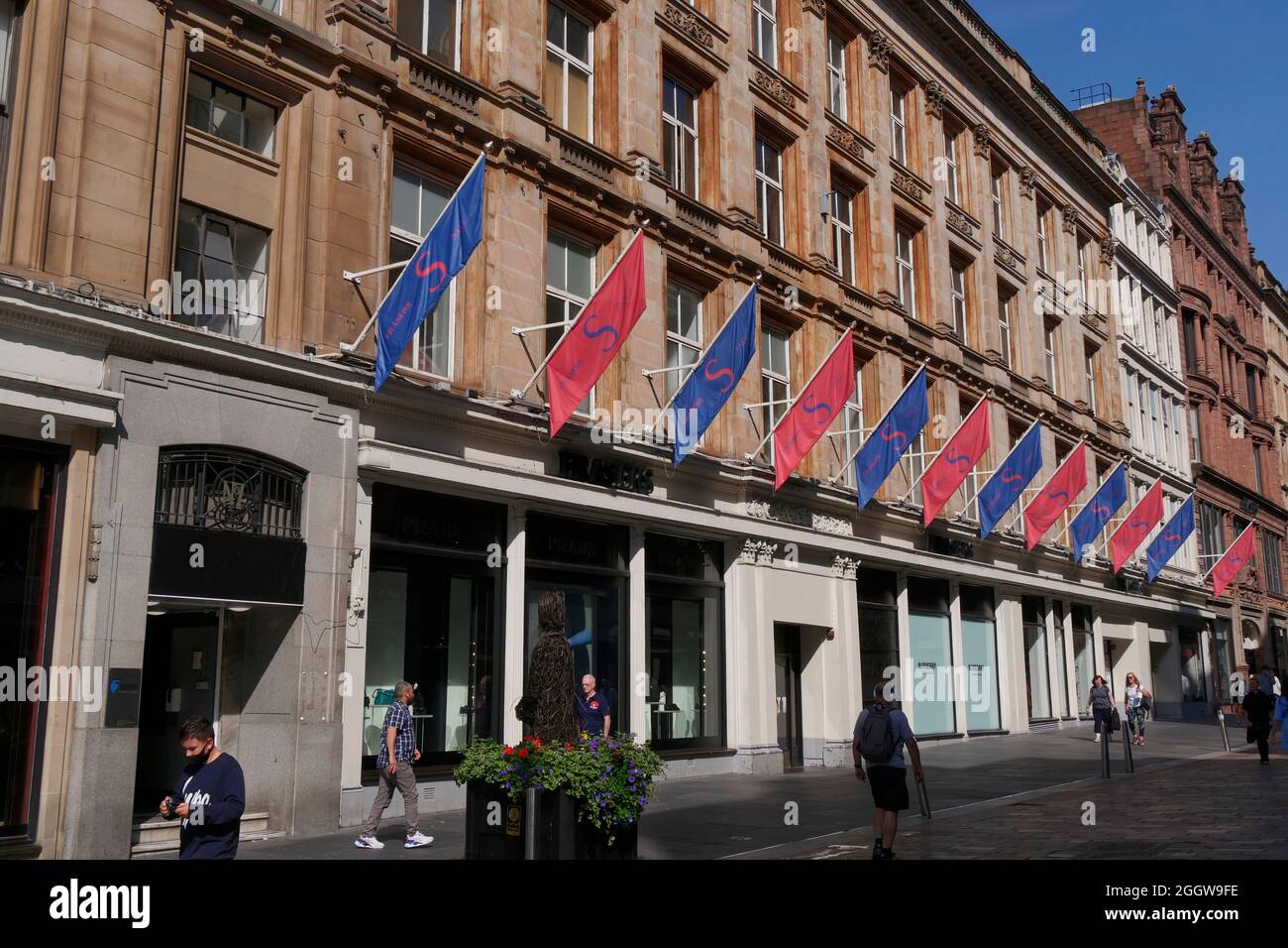 House of Fraser, Buchanan Street, Glasgow City Center, Écosse, Royaume-Uni Banque D'Images