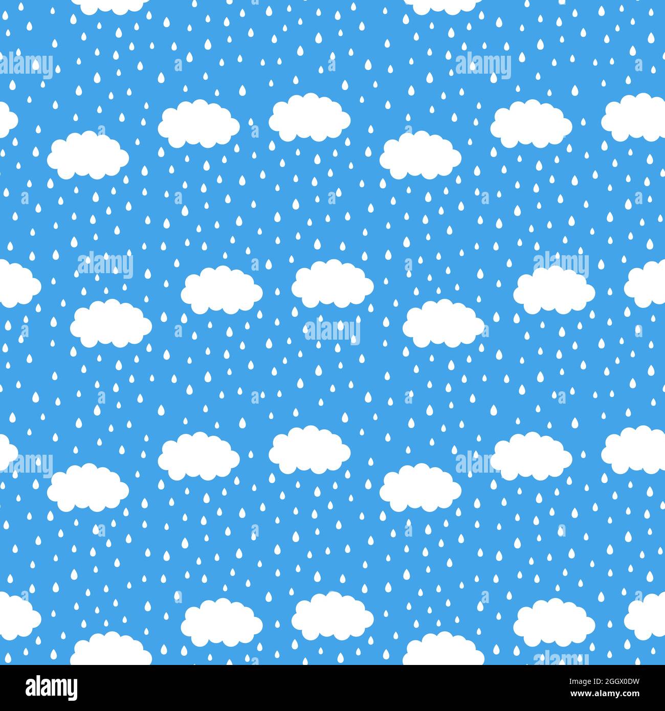 schéma transparent des nuages et des gouttes de pluie. illustration vectorielle Illustration de Vecteur