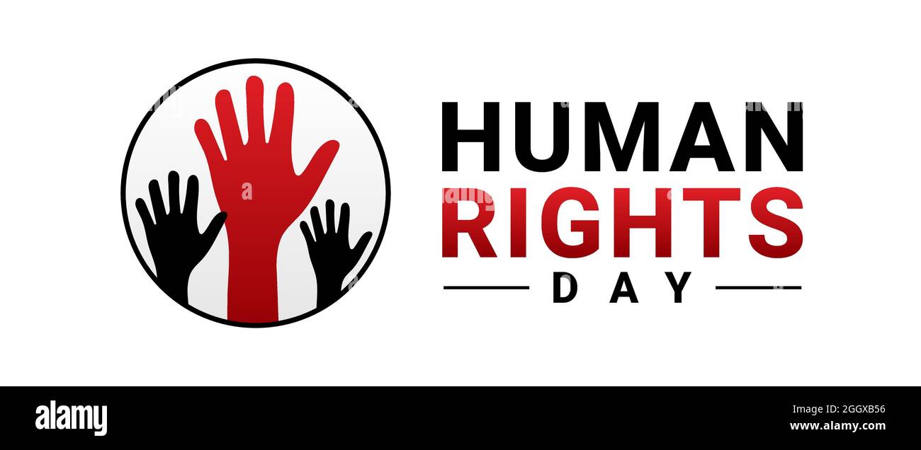 Image vectorielle de la Journée des droits de l'homme Illustration de Vecteur