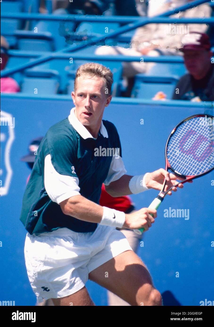 Joueur de tennis suédois Jonas Bjorkman, années 1990 Photo Stock - Alamy