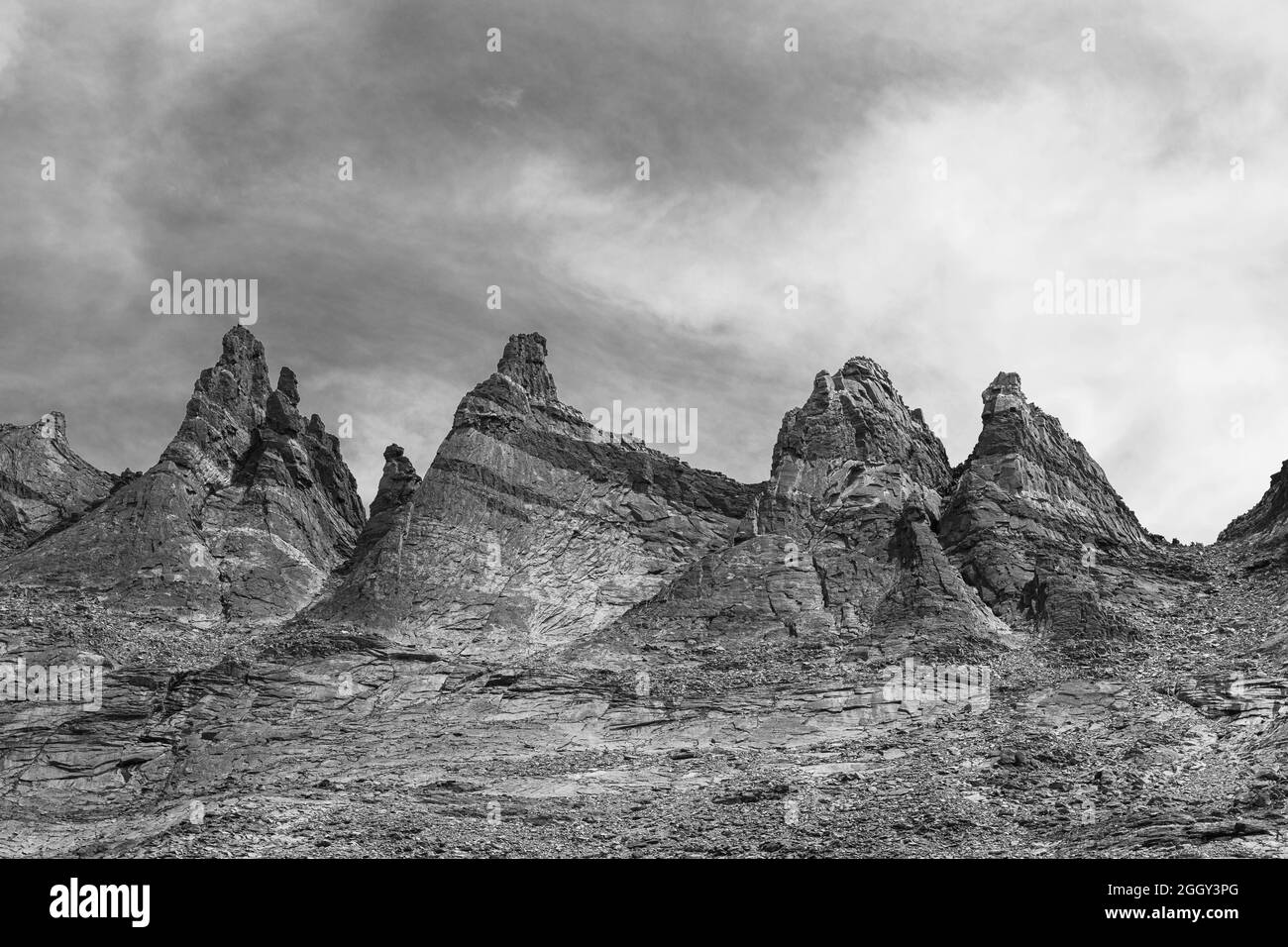 Black & White Mountains dans le parc national des montagnes Rocheuses, Colorado Banque D'Images