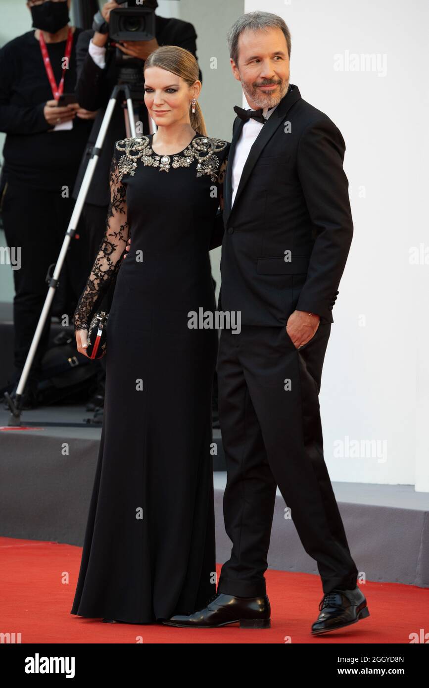 Venise, Italie. 03ème septembre 2021. Tanya Lapointe et Denis Villeneuve assistent au tapis rouge du film 'Dune' lors du 78e Festival International du film de Venise le 03 septembre 2021 à Venise, Italie. ©photo: Cinzia Camela. Crédit : Live Media Publishing Group/Alay Live News Banque D'Images