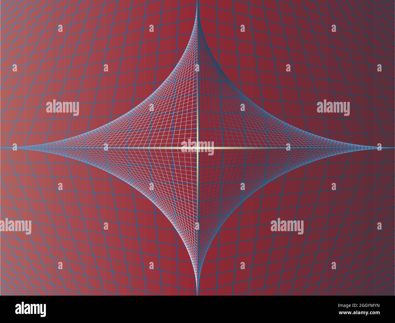 grille psychédélique. Rhombus lumière abstraite rétro futuriste fond, holographique déformée de la maille de néon. Vaporwave, synthwave, cyber-punk illustr Illustration de Vecteur