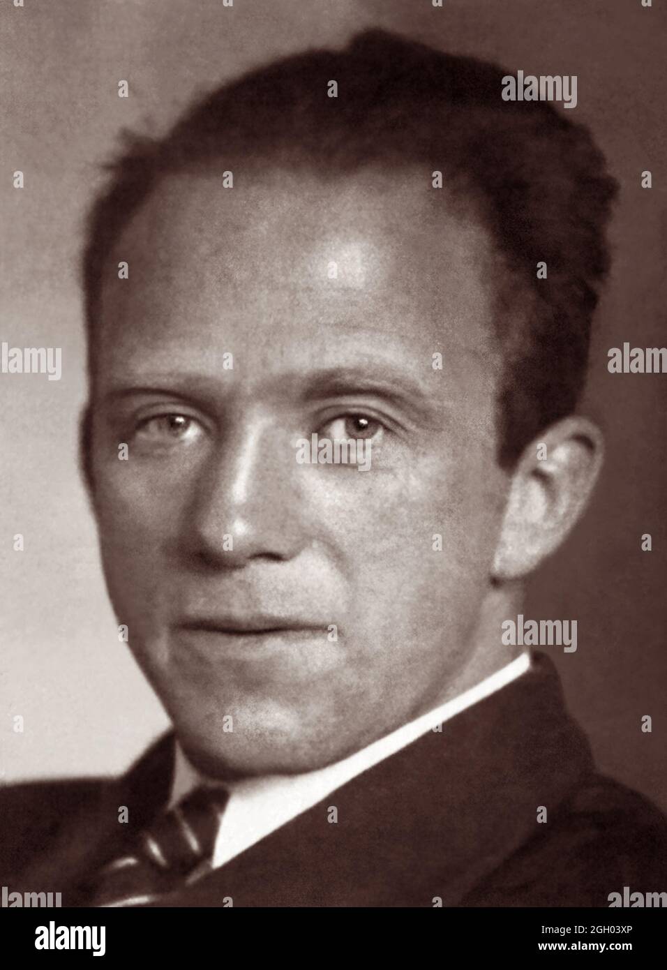 Portrait de Werner Heisenberg (1901 1976), l'allemand et un physicien