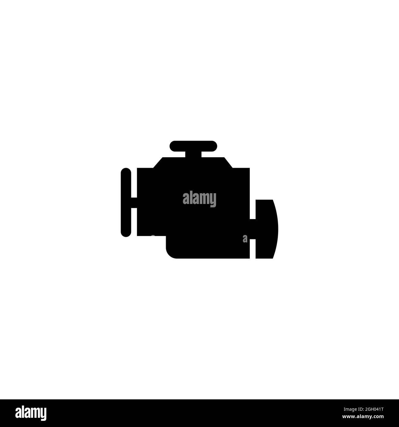 design d'illustration d'icône de moteur de voiture Banque D'Images