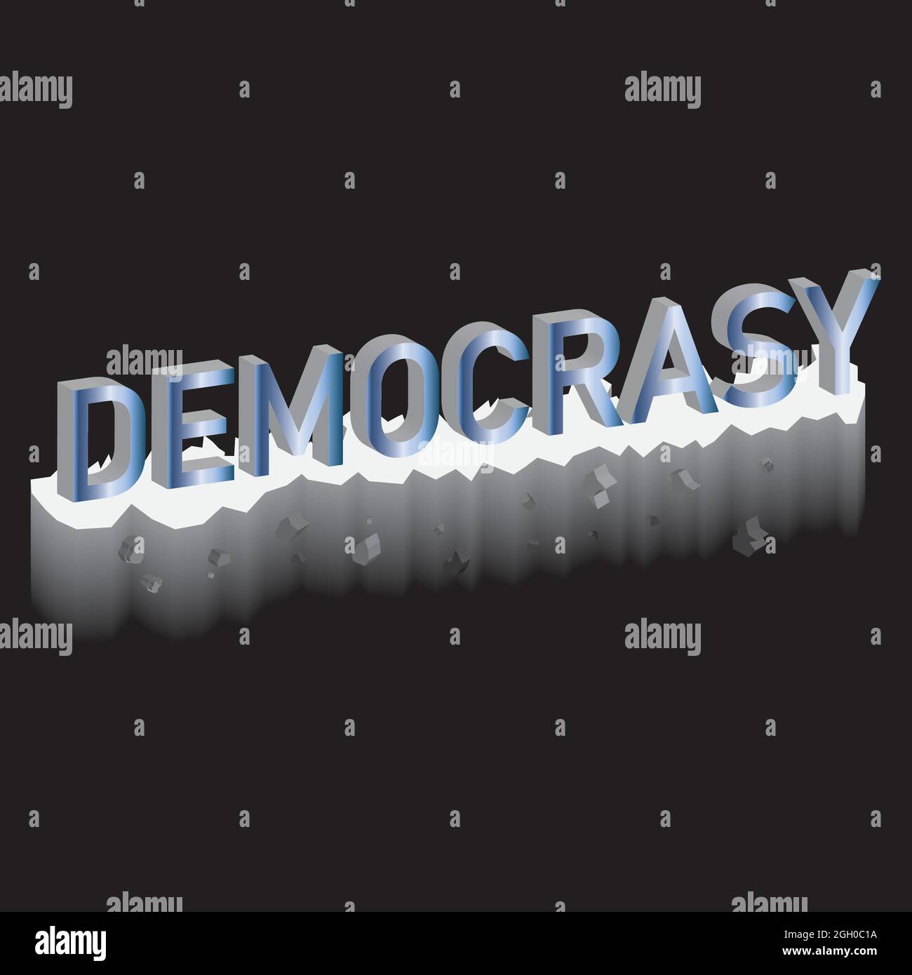 Vote pour la justice et la démocratie. Concept de la Journée internationale de la démocratie . Illustration vectorielle Illustration de Vecteur