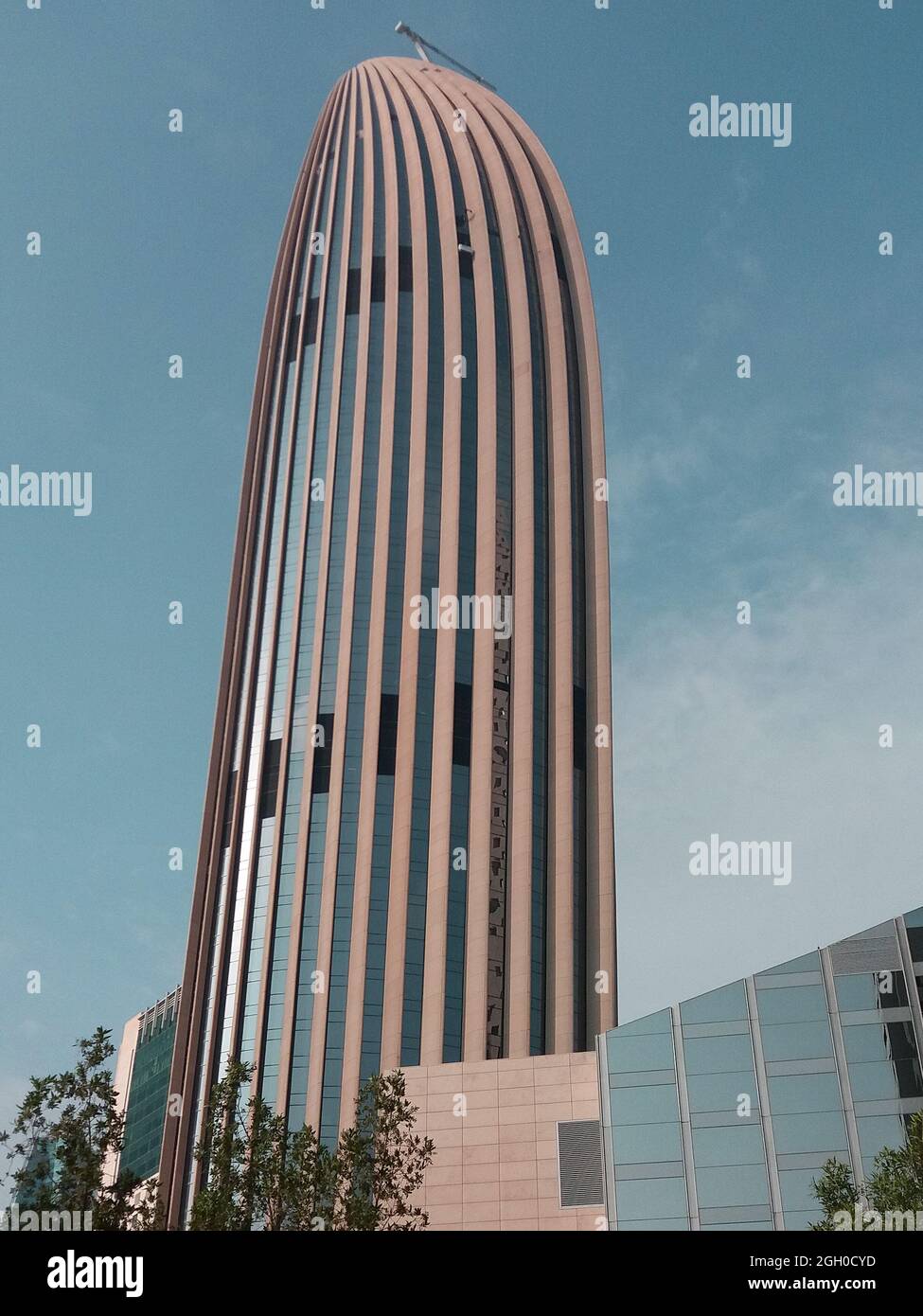 Vue sur le Koweït. Magnifique gratte-ciel. Banque D'Images