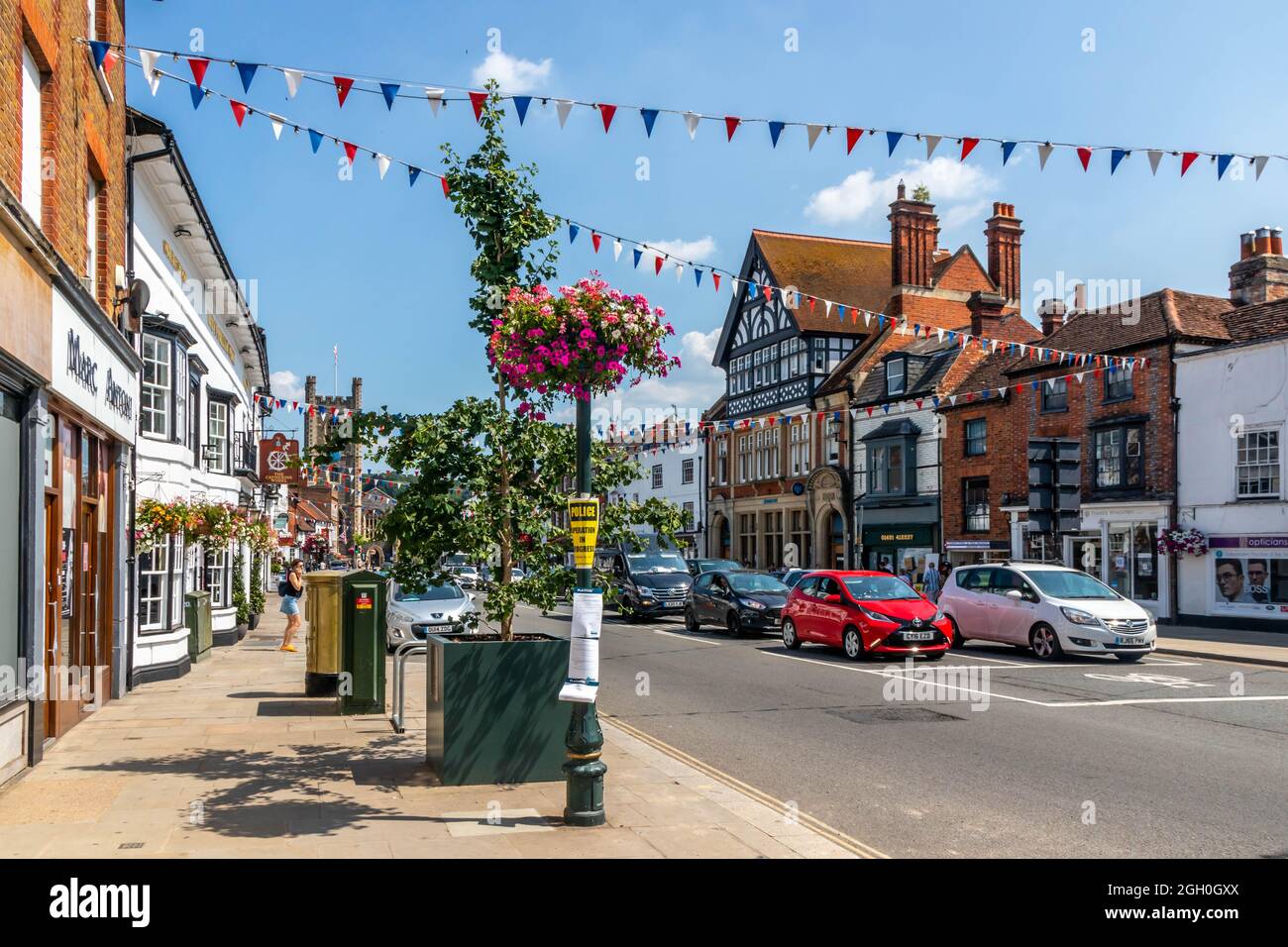 HART Street, Henley on Thames, Oxfordshire, Angleterre, Royaume-Uni Banque D'Images