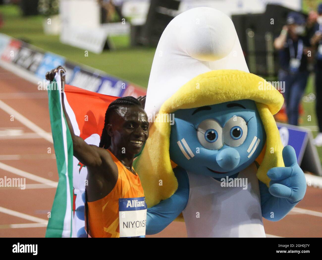 Bruxelles, Belgique. 03ème septembre 2021. Francine NIYONSABA du Burundi lors de l'IAAF Wanda Diamond League Bruxelles 2021, rencontre Memorial Van Damme le 3 septembre 2021 au stade du Roi Baudouin à Bruxelles, Belgique crédit: Agence de photo indépendante/Alamy Live News Banque D'Images