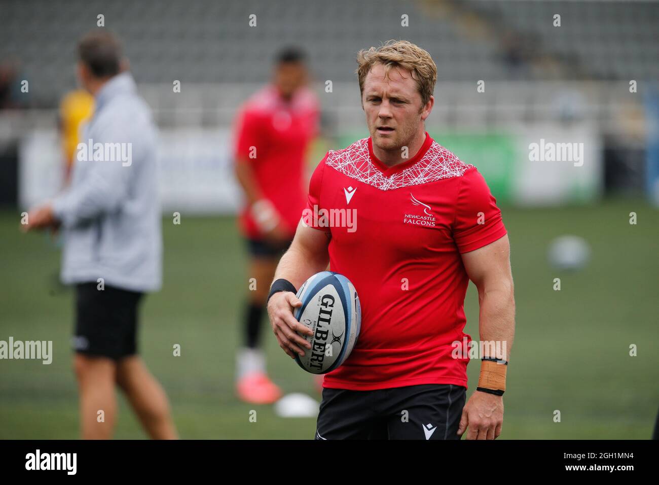 Newcastle, Royaume-Uni. 20 mars 2021. NEWCASTLE UPON TYNE, 4 SEPT. Alex Tait de Newcastle Falcons avant le match amical d'avant-saison entre Newcastle Falcons et Doncaster Knights à Kingston Park, Newcastle, le samedi 4 septembre 2021. (Credit: Chris Lishman | MI News) Credit: MI News & Sport /Alay Live News Banque D'Images