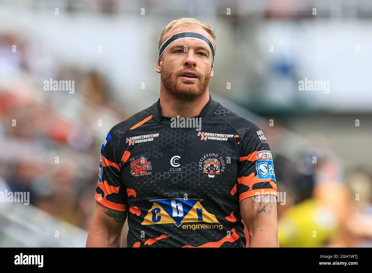 Oliver Holmes (11) de Castleford Tigers pendant le match Banque D'Images