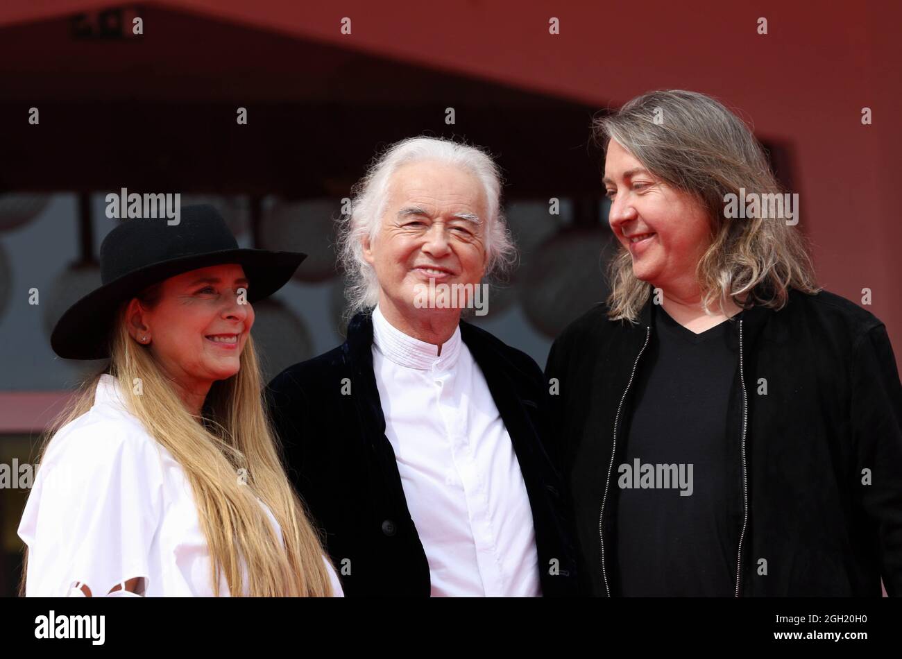Led zeppelin guitariste jimmy page pendant Banque de photographies et d’images à haute