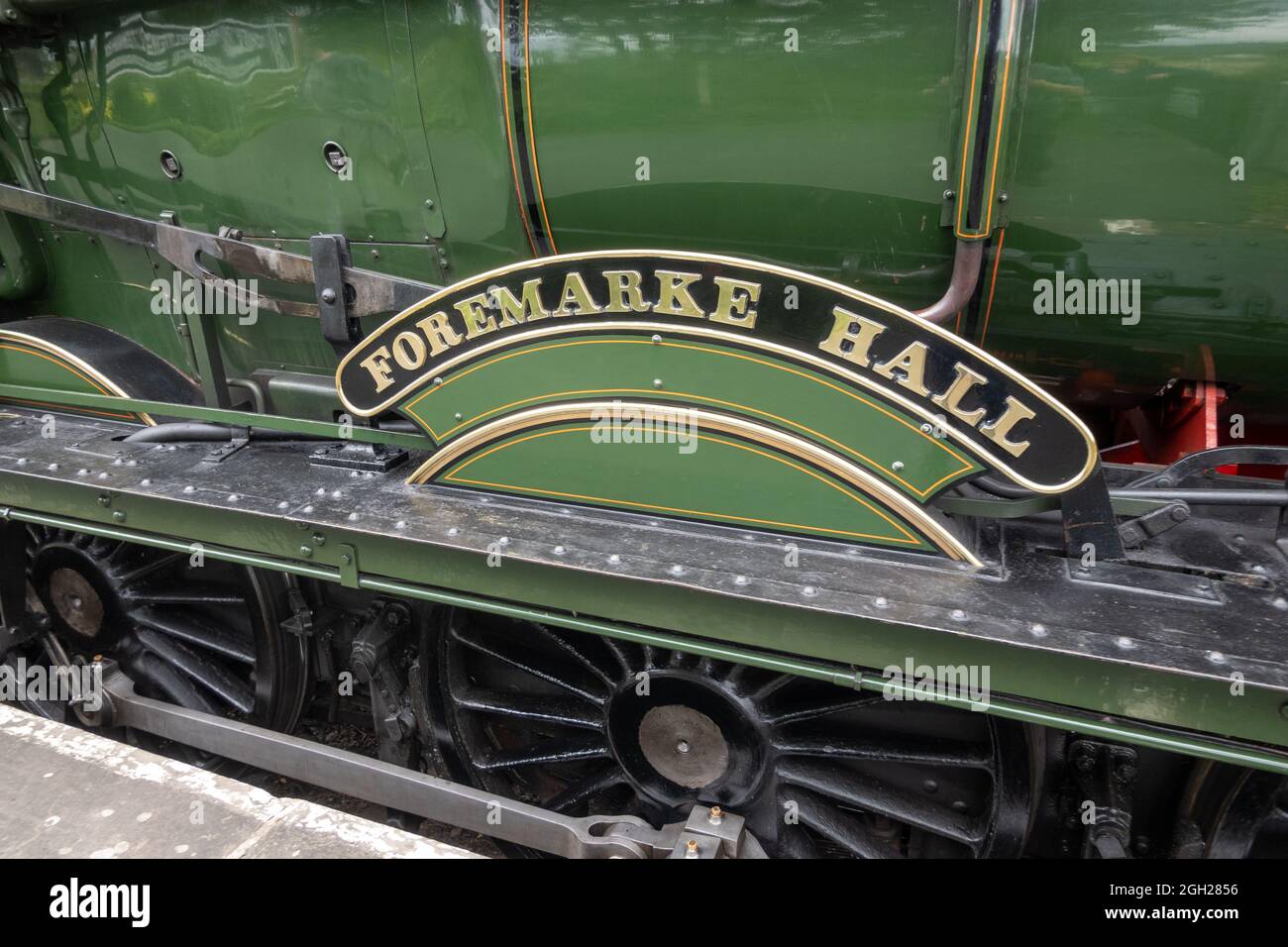 Foremake Hall locomotive - GWSR - Gloucestershire Warwickshire Steam Railway Banque D'Images