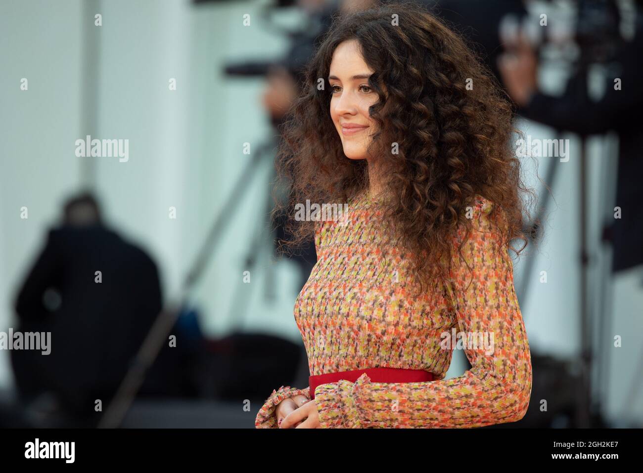 Ofya Gershevitch assiste au tapis rouge du film "la main de Dieu" lors du 78e Festival International du film de Venise le 02 septembre 2021 à Veni Banque D'Images