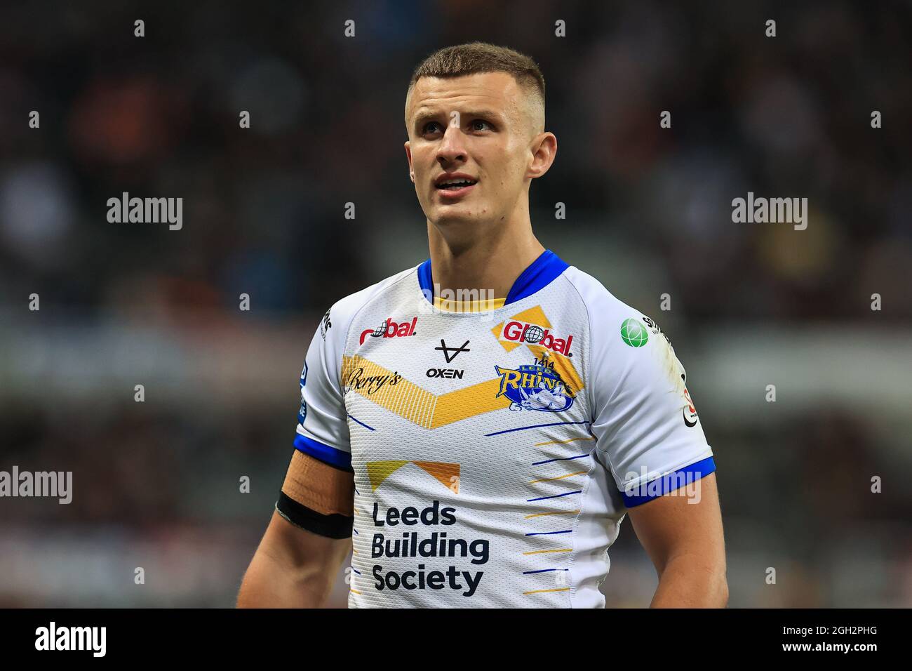 Ash Handley (5) de Leeds Rhinos pendant le match à, le 9/4/2021. (Photo de Mark Cosgrove/News Images/Sipa USA) crédit: SIPA USA/Alay Live News Banque D'Images