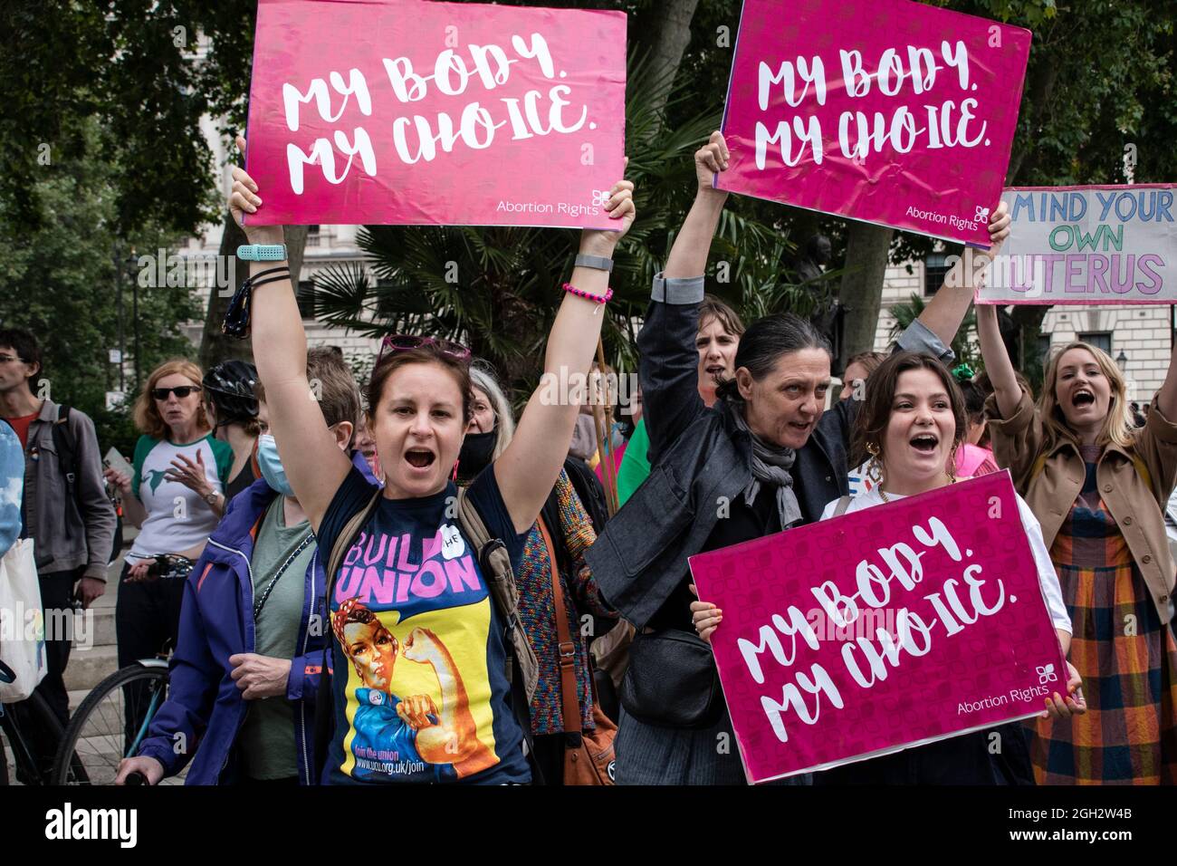 Mars for Life manifestation anti-avortement organisée par des groupes chrétiens pro-Life / Londres - 04 septembre 2021 Banque D'Images