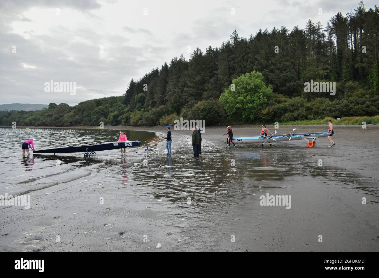 Bantry, West Cork, Irlande. 4 septembre 2021. Bantry Rowing Club a organisé ce week-end des championnats nationaux d'aviron en mer à Bantry. Crédit: Karlis Dzjamko/Alay Live News Banque D'Images