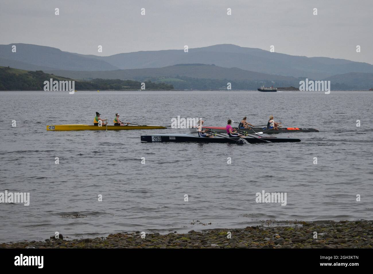 Bantry, West Cork, Irlande. 4 septembre 2021. Bantry Rowing Club a organisé ce week-end des championnats nationaux d'aviron en mer à Bantry. Crédit: Karlis Dzjamko/Alay Live News Banque D'Images