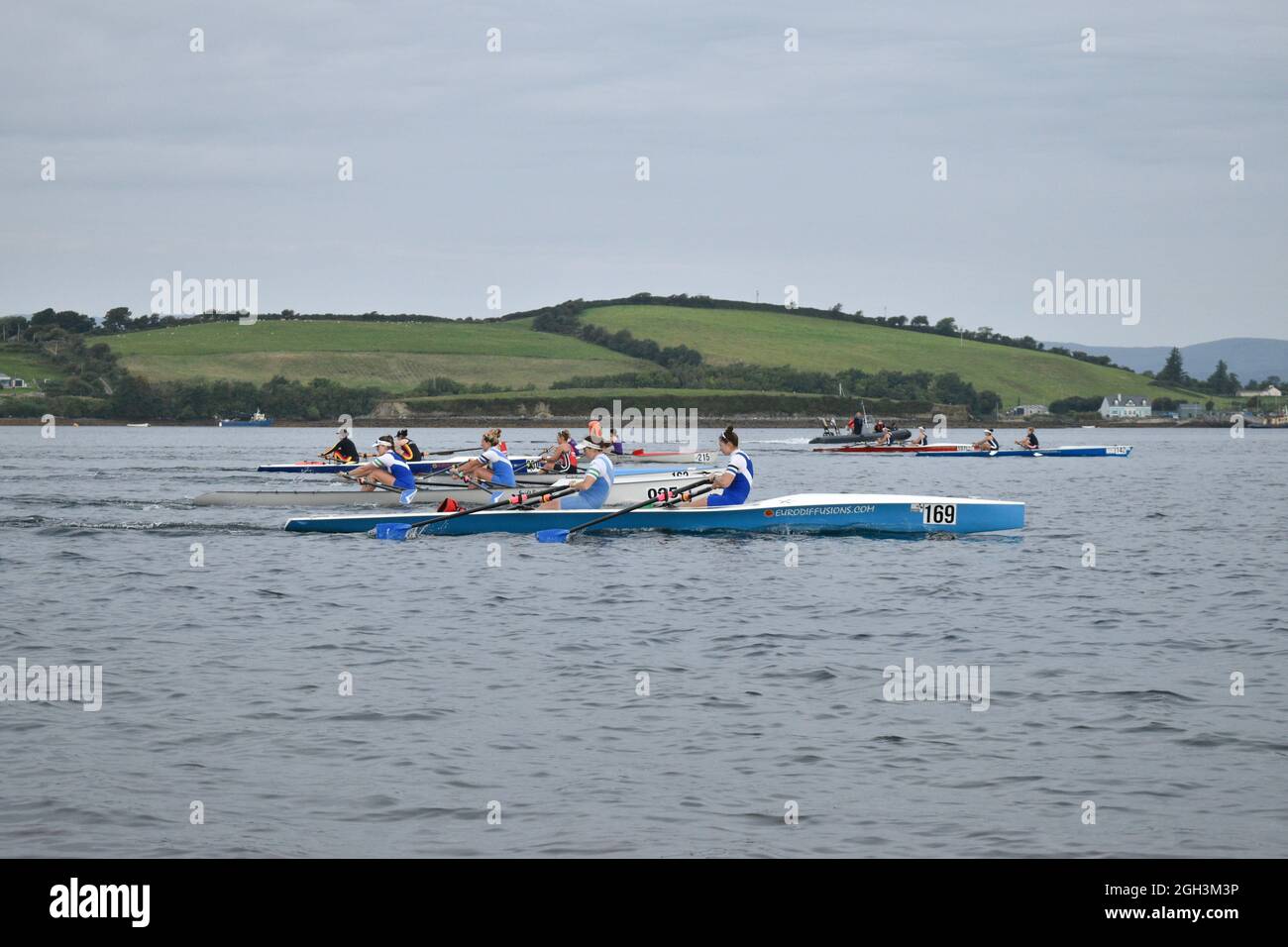 Bantry, West Cork, Irlande. 4 septembre 2021. Bantry Rowing Club a organisé ce week-end des championnats nationaux d'aviron en mer à Bantry. Crédit: Karlis Dzjamko/Alay Live News Banque D'Images