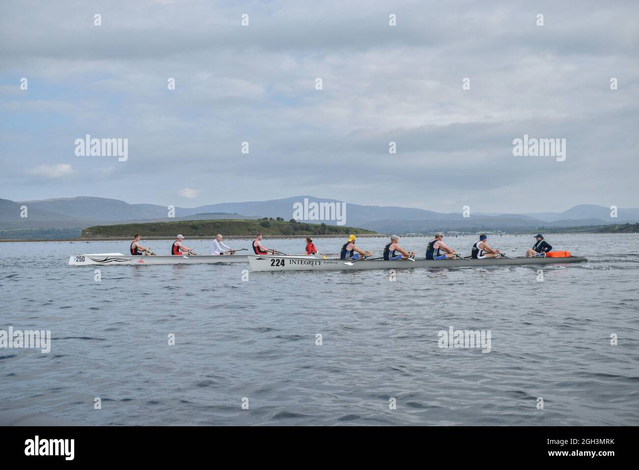 Bantry, West Cork, Irlande. 4 septembre 2021. Bantry Rowing Club a organisé ce week-end des championnats nationaux d'aviron en mer à Bantry. Crédit: Karlis Dzjamko/Alay Live News Banque D'Images