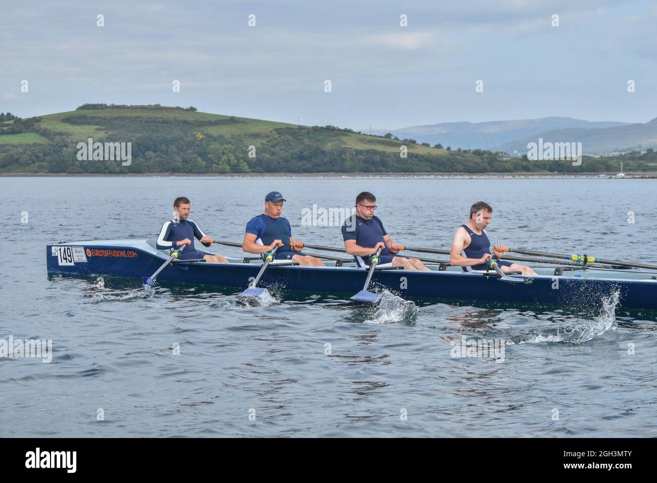 Bantry, West Cork, Irlande. 4 septembre 2021. Bantry Rowing Club a organisé ce week-end des championnats nationaux d'aviron en mer à Bantry. Crédit: Karlis Dzjamko/Alay Live News Banque D'Images