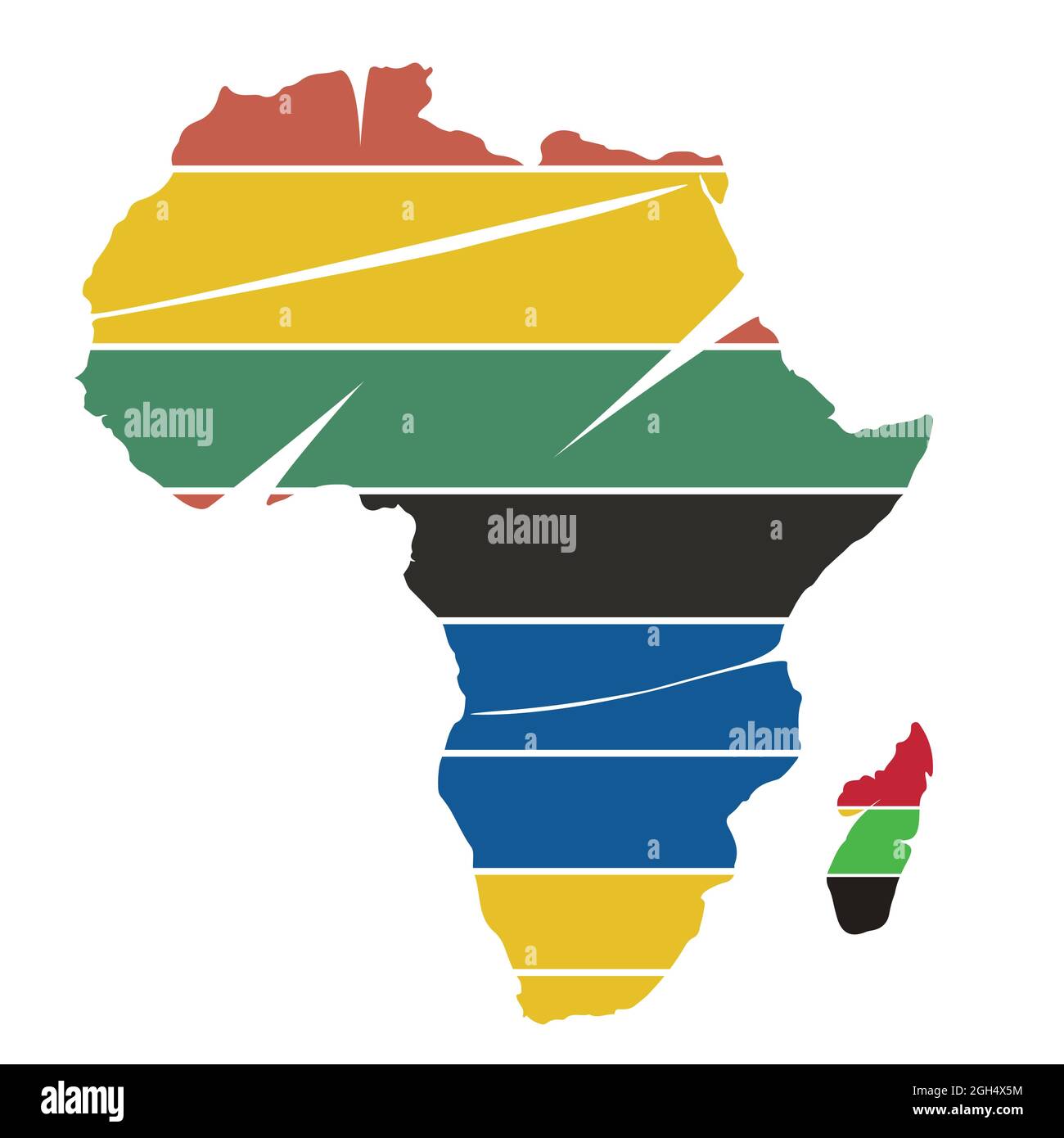 carte-de-l-afrique-color-e-isol-e-sur-fond-blanc-illustration