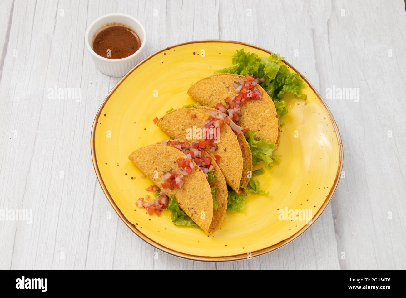 salade Taco Banque D'Images