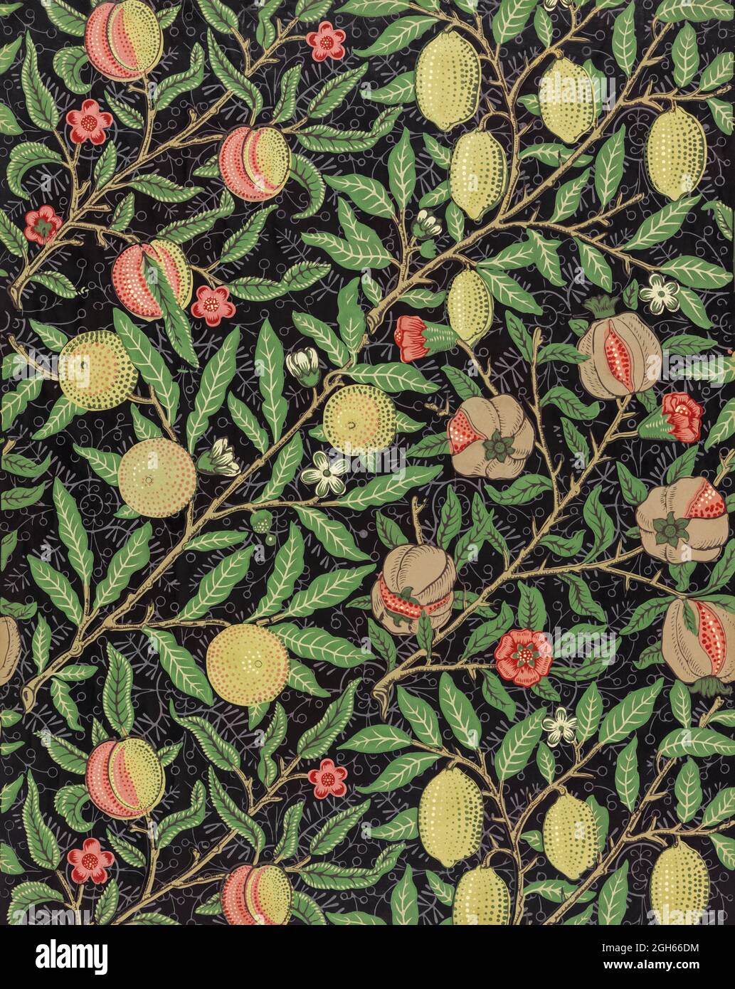 Motif de fruits (1862) par William Morris Banque D'Images