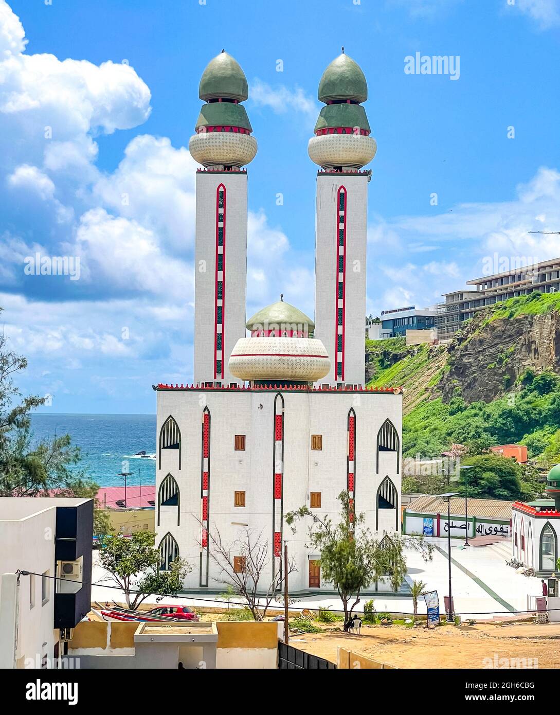 La mosquée de divinité, 'la divinité' en français, Dakar, Sénégal Banque D'Images
