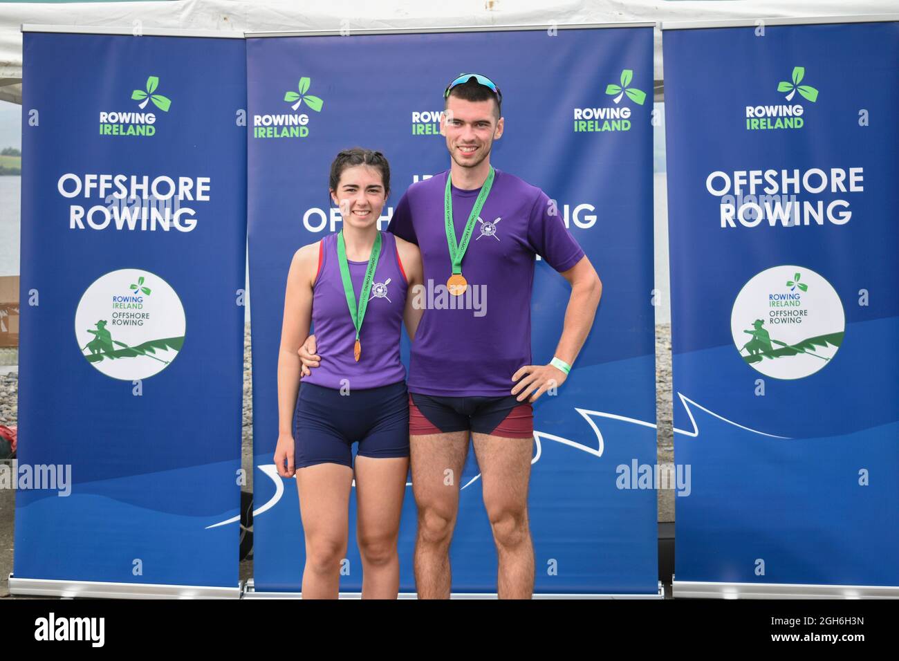 Bantry, West Cork, Irlande. 5 septembre 2021. Bantry Rowing Club a organisé ce week-end des championnats nationaux d'aviron en mer à Bantry. Crédit: Karlis Dzjamko/Alay Live News Banque D'Images