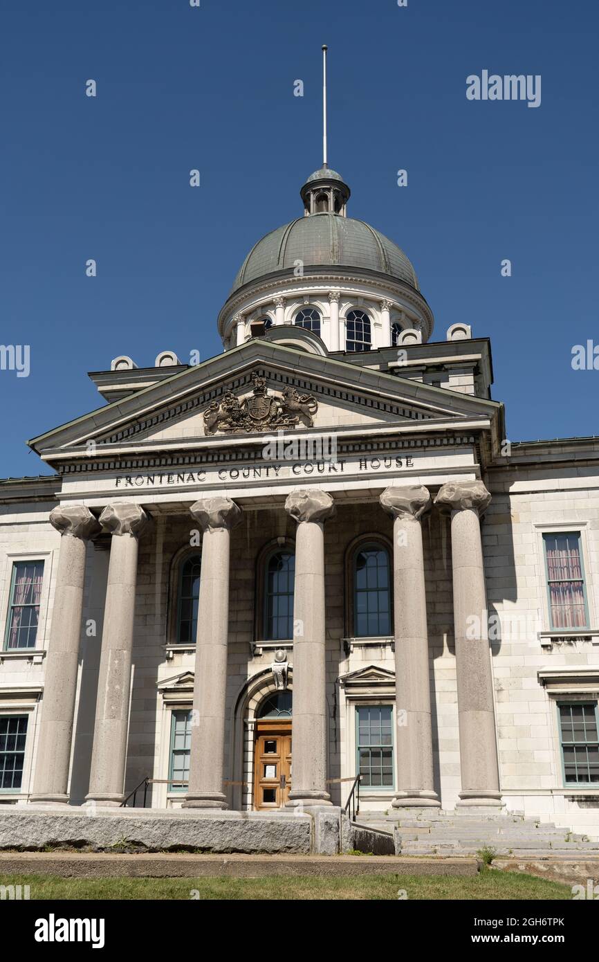 Palais de justice du comté de Frontenac à Kingston, Ontario, Canada Banque D'Images