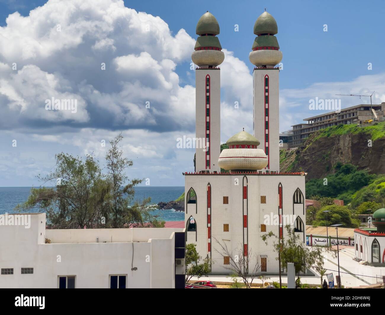 La mosquée de divinité, 'la divinité' en français, Dakar, Sénégal Banque D'Images