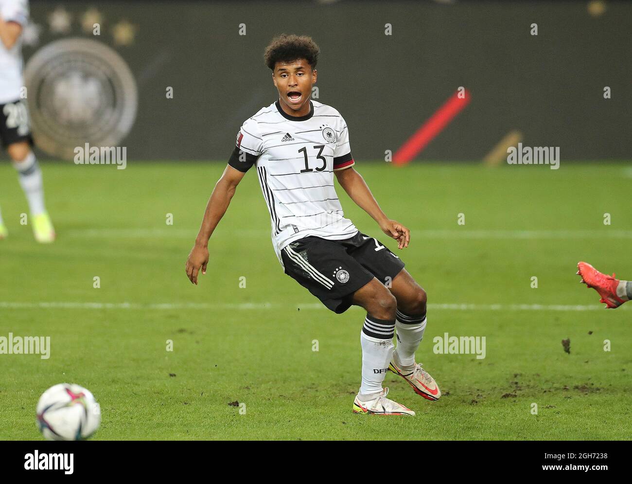 Firo: Fuvuball: Soccer: 05.09.2021 LV§nderspiel, équipe nationale qualification WM Allemagne - Arménie Karim Adeyemi, figure entière Banque D'Images