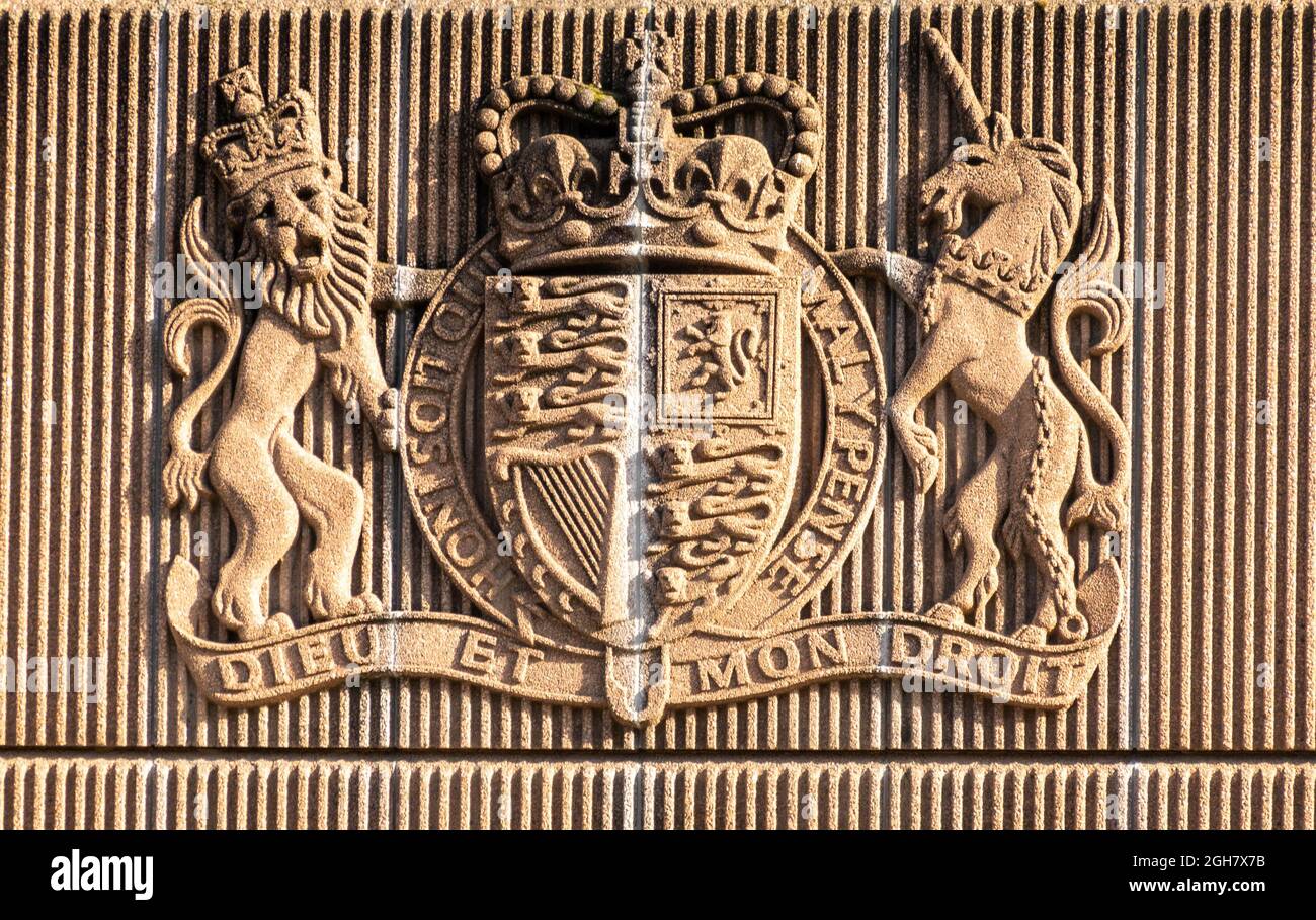 Les tribunaux de la Reine Elizabeth II à Liverpool Banque D'Images